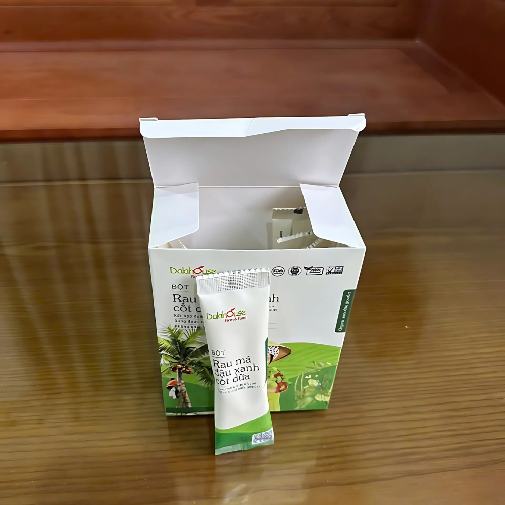 Bột Rau Má Đậu Xanh Cốt Dừa - Ảnh 5