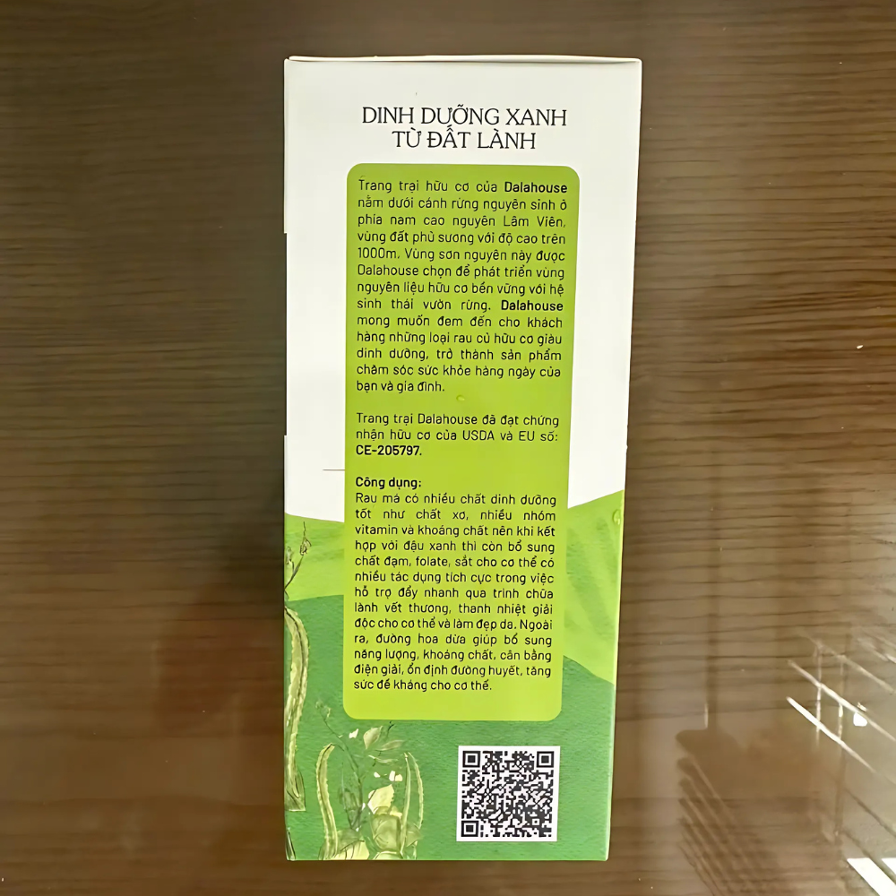 Bột Rau Má Đậu Xanh Cốt Dừa - Ảnh 3